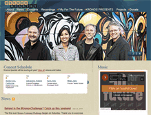 Tablet Screenshot of kronosquartet.org